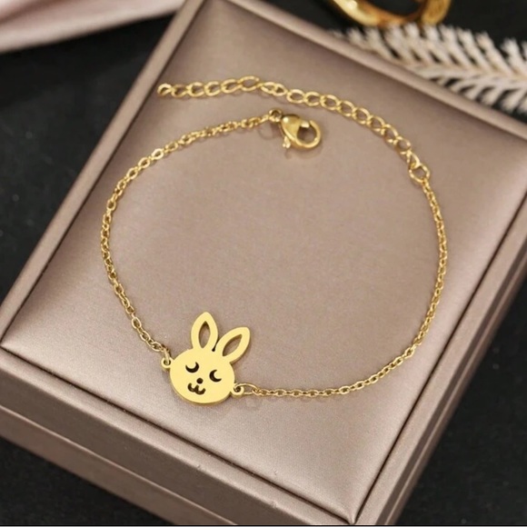 Gold Bunny Bracelet - Picture 2 of 5